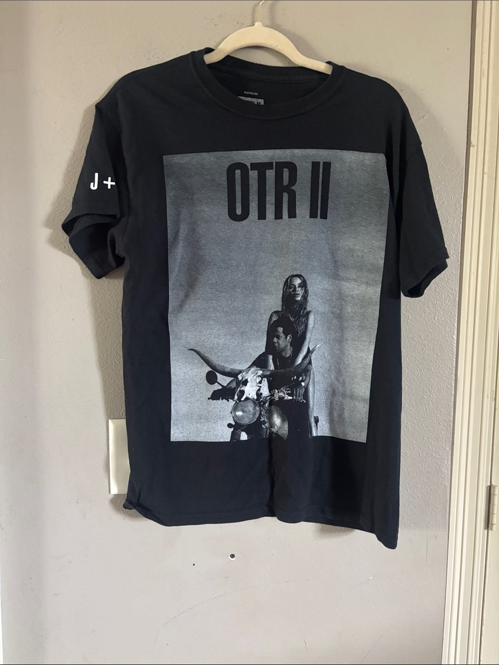 OTR II Graphic Tee in Black and Gray
